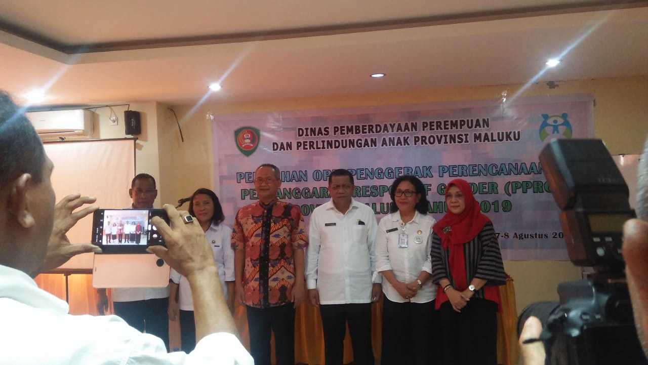 Gubernur Maluku Apresiasi Pelatihan Perencanaan Penganggaran Resposif Gender Oleh Dinas DPPdPA Maluku