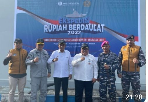 BI KERJASAMA FANLANTAMAL IX AMBON LAKSANAKAN EKSPEDISI RUPIAH BETDAULAT