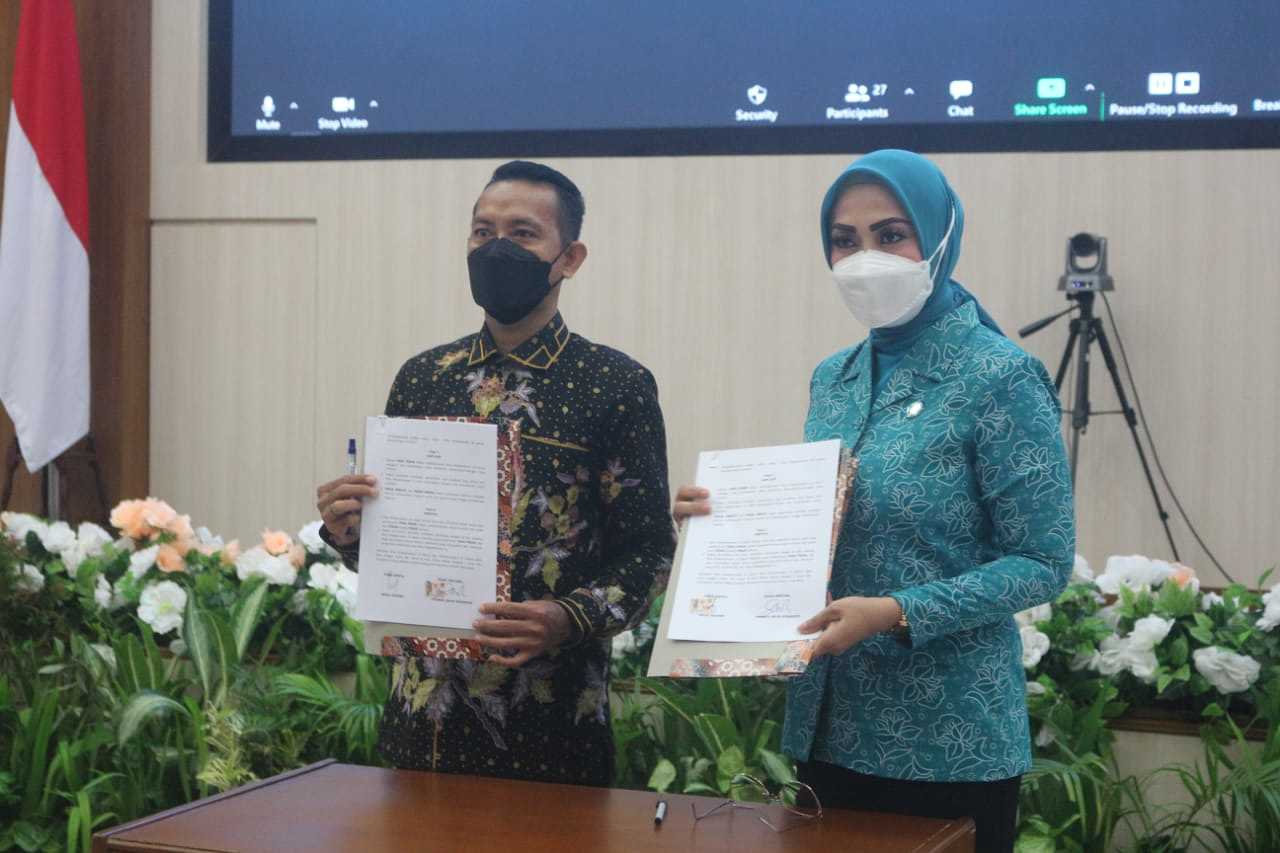 TP-PKK Maluku - KPU Provmal Tandatangani MoU Peduli Pemilu