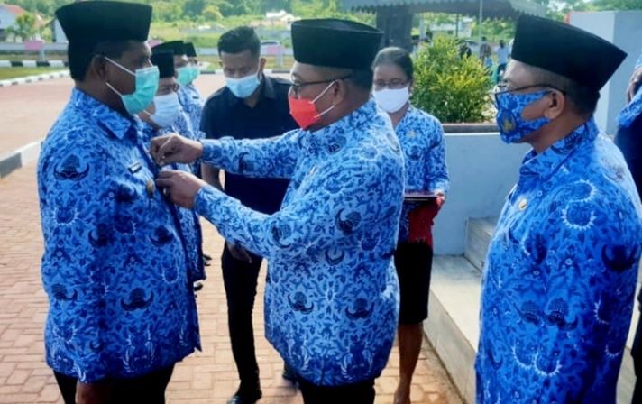 Gub Pimpin HUT Korpri Didaerah Terluar