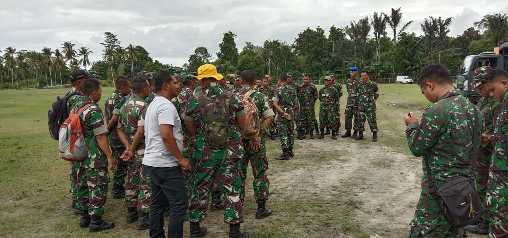 Kodam XVI Pattimura Tinjau Lokasi Pelaksanaan Kemah Bhakti Serbuang Teritorial