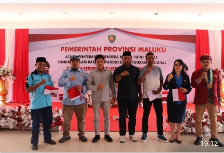 Cinta NKRI, Pemprov Maluku Dukung Gerakan Nasional Bagi-Bagi 10 Juta Bendera Merah Putih