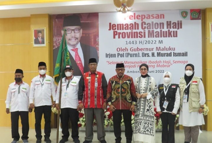 LEPAS 496 CALON JH MALUKU, GUBERNUR MINTA DIDOAKAN,  TINGKATKAN KETAKWAAN