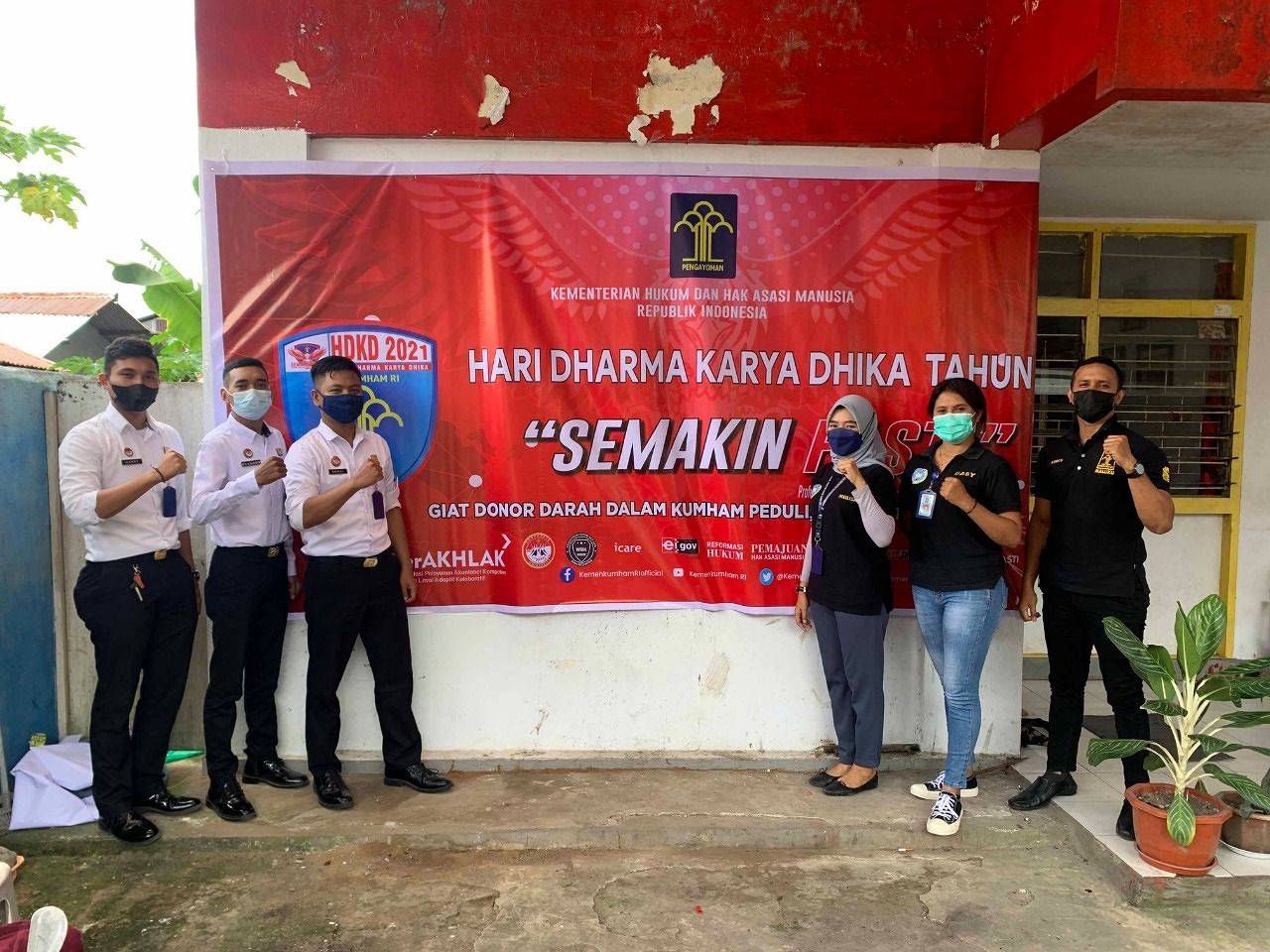 WUJUDKAN KEPEDULIAN  KEMENKUMHAM  LAKUKAN AKSI DONOR DARAH SERENTAK DI SELURUH SATKER.