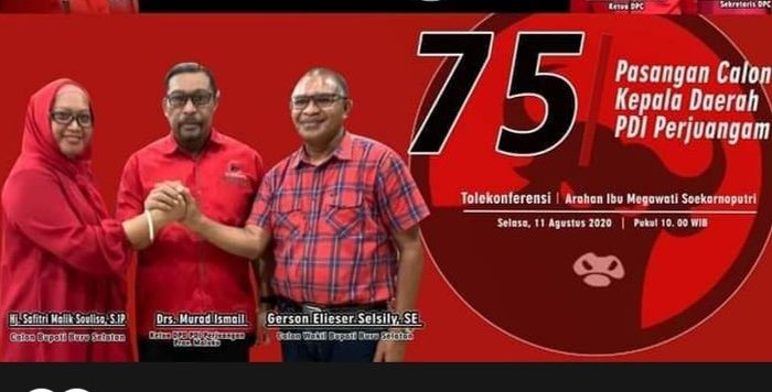 Safitry-Gerson Dapat Simpati 10 Partai di Bursel