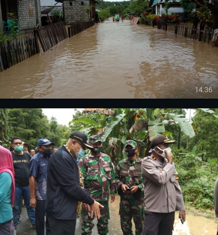 Banjir Bursel Rendam Ratusan Rumah