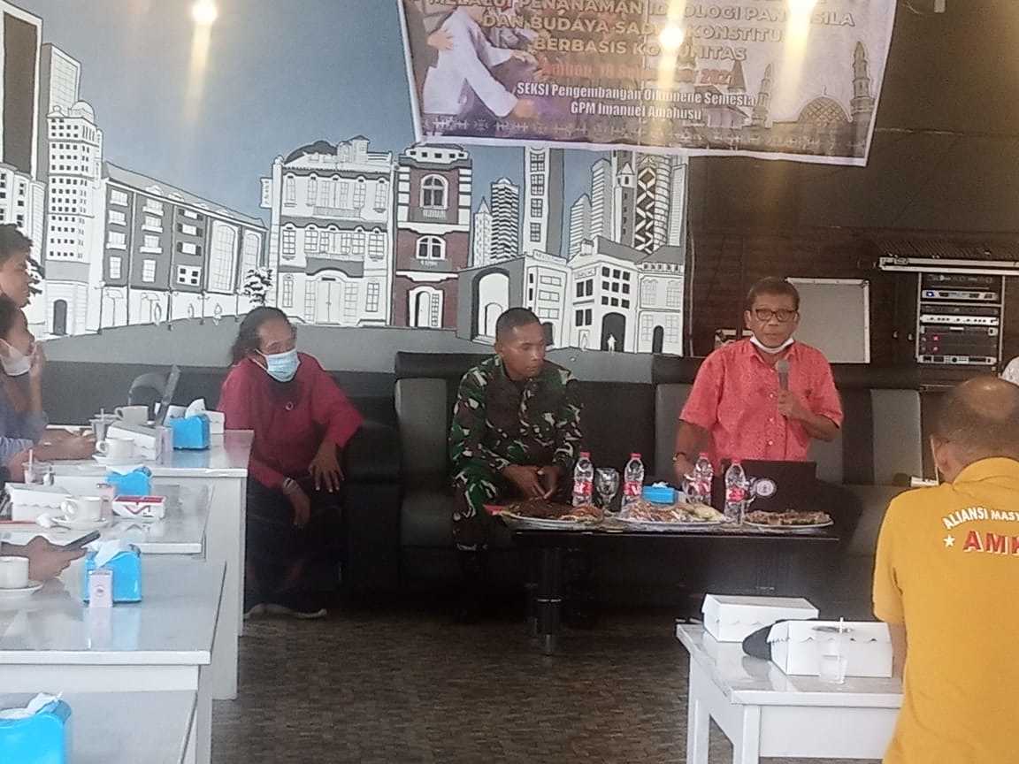  Jaga Kerukunan Agama, Kasdim 1504/Ambon Hadiri Pertemuan 