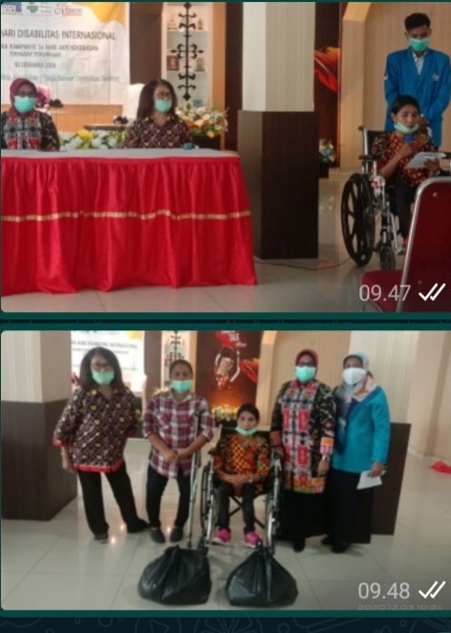 Rumlaklak : Minta Pemerintah Beri Perhatian Bagi Disabilitas-Bunda Widya Serahkan 100 Sembako