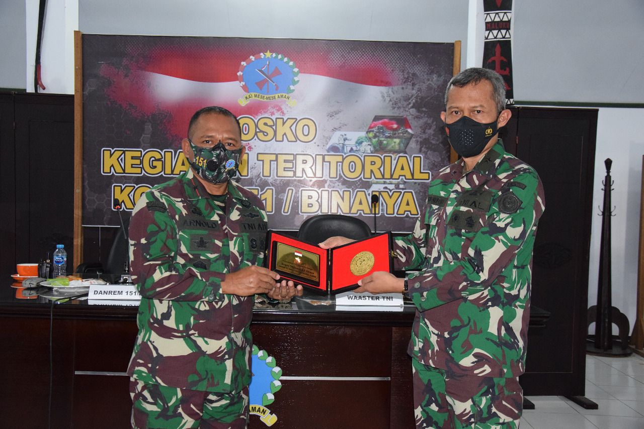 Kunjungan Kerja TIM Wasev Mabes TNI Ke Korem Binaiya