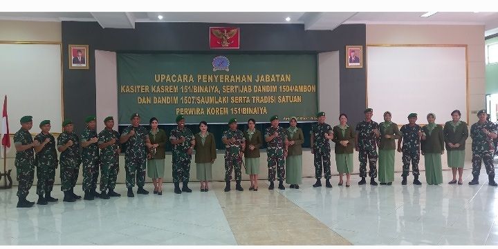 Danrem : Pergantian Jabatan Demi TNI-AD Demi Karir