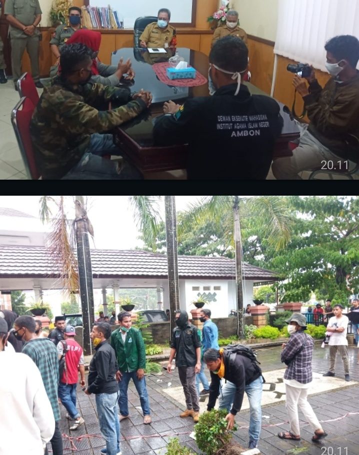 Aksi Demo Warga  Sekot Yang Layani 