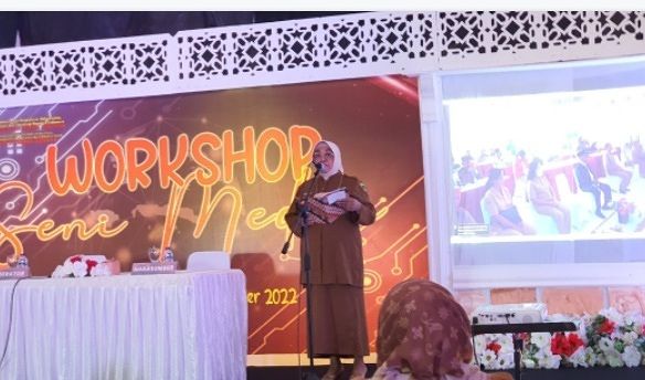 Kadisbud Buka Worskhop  Media Seni 2022, Diprakarsai Taman Budaya