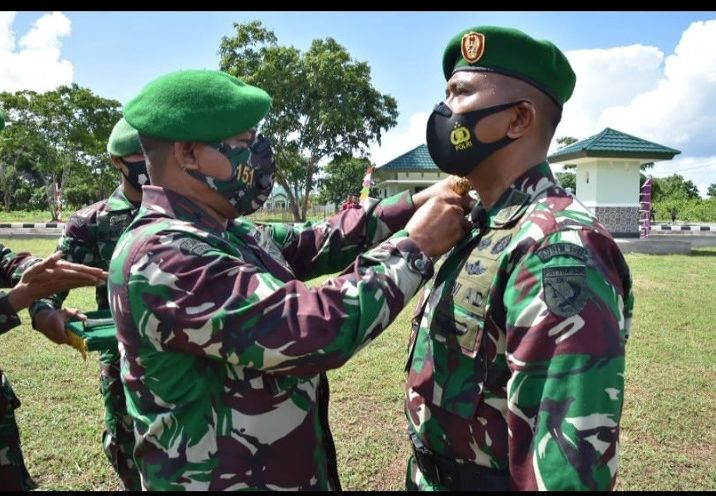 Danrem : Lantik Dandim Pertama MBD Letkol Inf Wira Muharromah