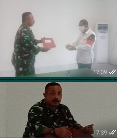 Dandim Serahkan Hasil Kerja TNI-Walikota Beri Apresiasi TNI Telah Buat Aksi Positif