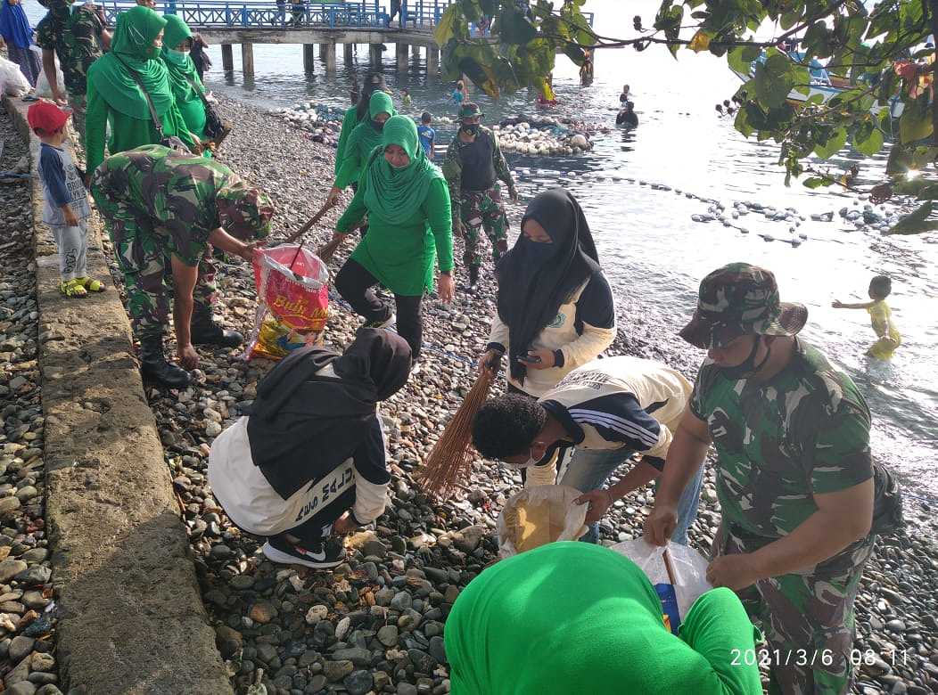 Danrem : Pantai-Laut Harus Bersih Dan Indah Itu Ciri Khas Orang Maluku