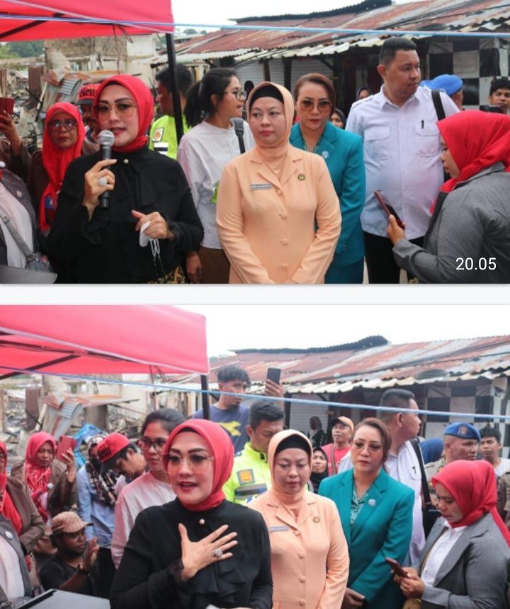 INA LATU BERBAGI RASA HADIR MANGENTE KORBAN KEBAKARAN  LORONG TAHU MARDIKA