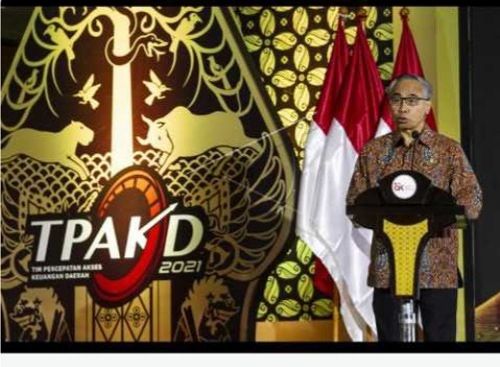 OJK BERSAMA PEMERINTAH GELAR RAKERNAS PERCEPAT AKSES KEUANGAN DAERAH 2021 