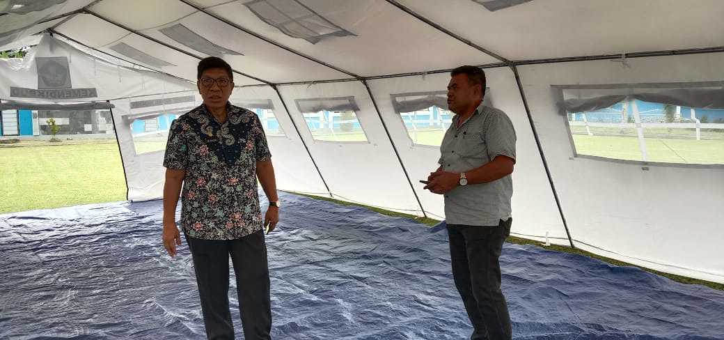 Dikbud Maluku Terima 5 Tenda Belajar Dari Kemendikbud