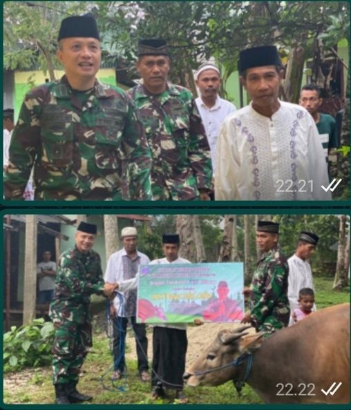 KOREM 151 Binaiya Peduli Sesama Di Idul Adha