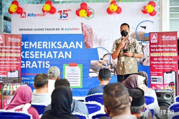 Semarak HUT ke-15 Alfamidi Berbagi Kasih Bersama  Gelar Pemeriksaan Kesehatan Gratis Pada 15 titik