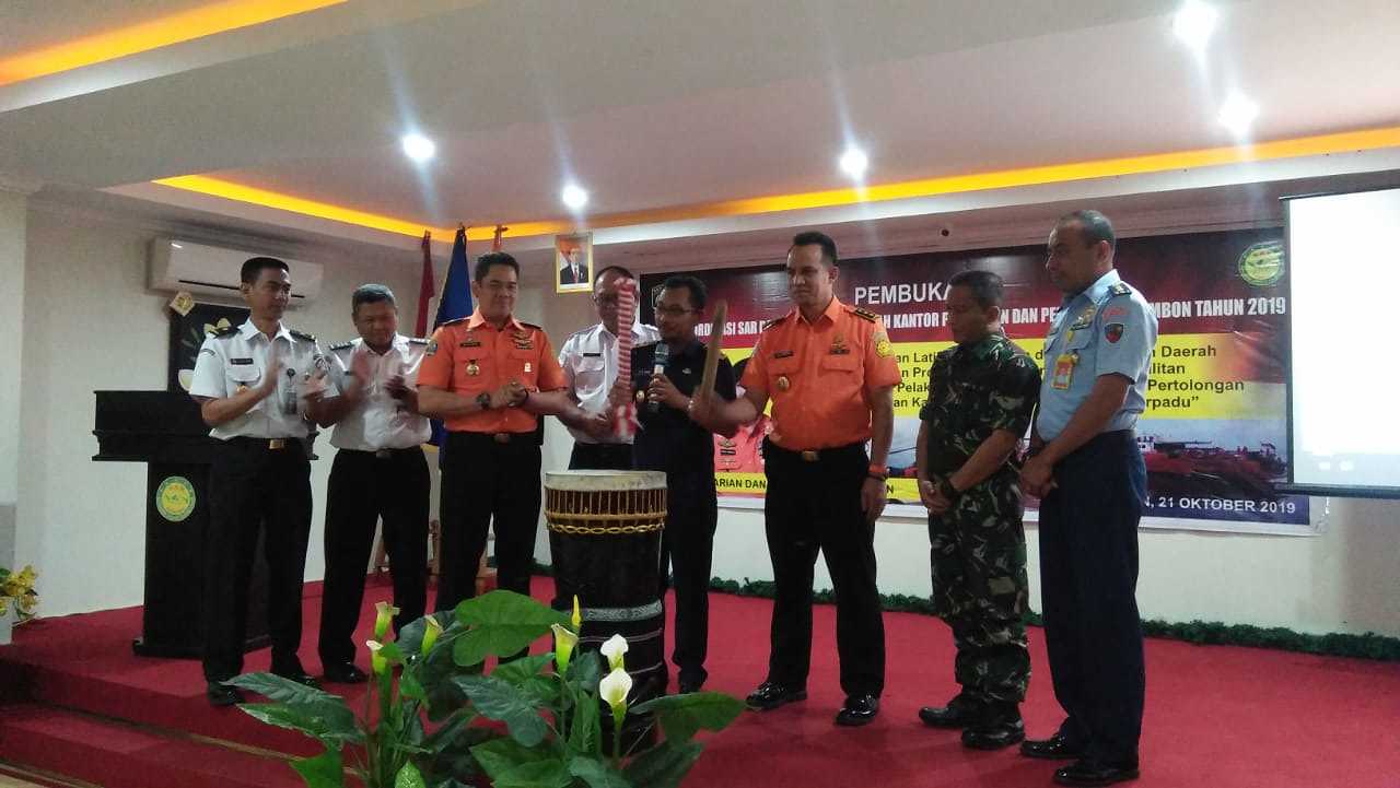 Badan Pencarian dan Pertolongan Ambon Gelar Rakor SAR dan Latihan Tahun 2019