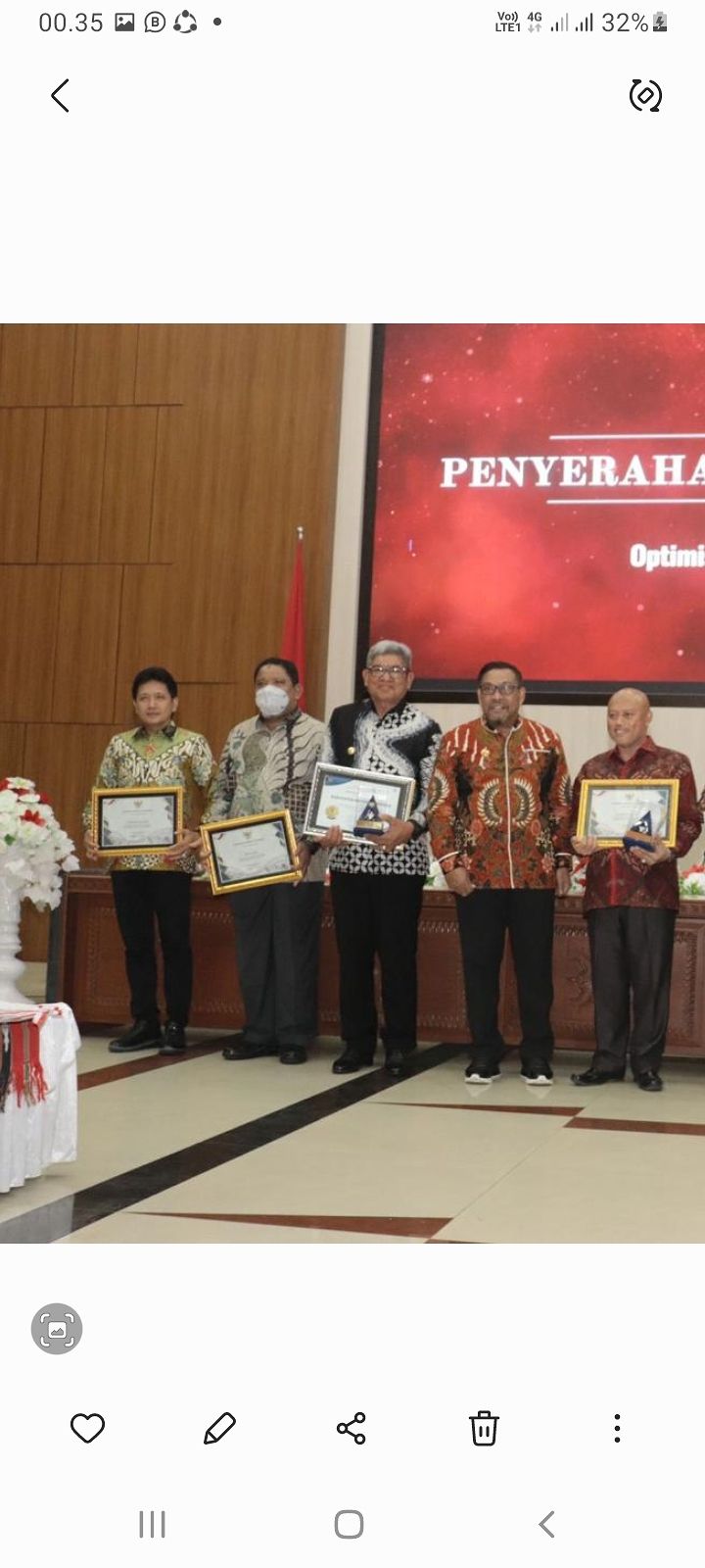 Penyerahan Dipa dan TKD 2023 APBD 2023 optimis dan tetap Waspada