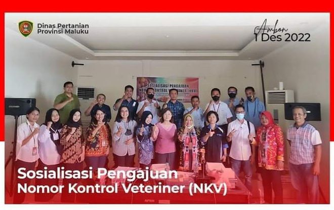 DISTAN GELAR SOSIALISASI PENGAJUAN NOMOR KONTROL VETERINER