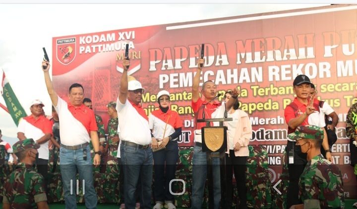 HADIRI PAPEDA MERAH UNTUK PECAH REKOR  MURI MI SANTAP PAPEDA LUAR BIASA