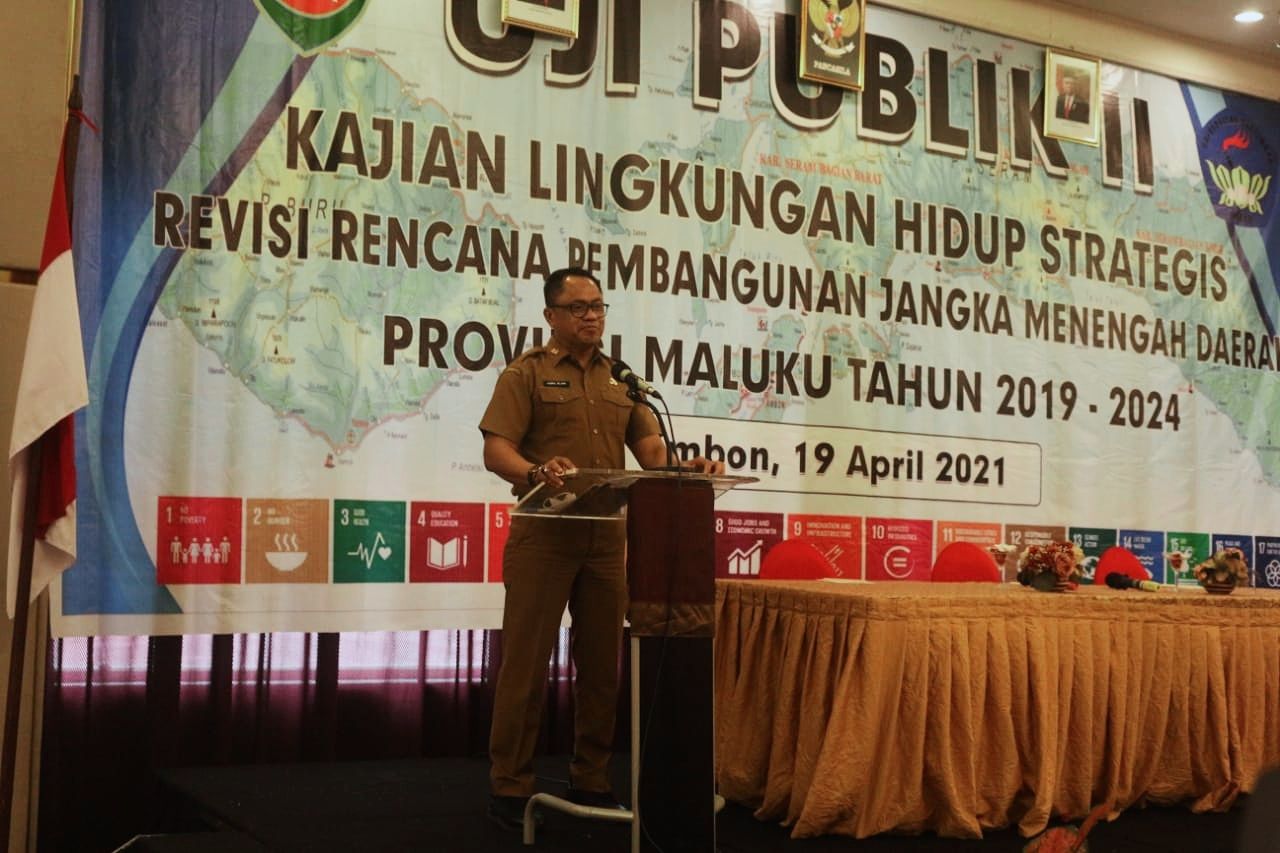 Sekda Buka Uji Publik Tahap II KLHS revisi RPJMD Maluku 2019 - 2024