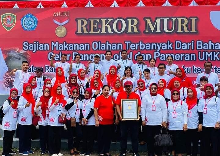 Rumbia : 521 Olahan Menu Sagu Buat Maluku Peroleh Dua Rekor Muri, WPM Perempuan Hebat