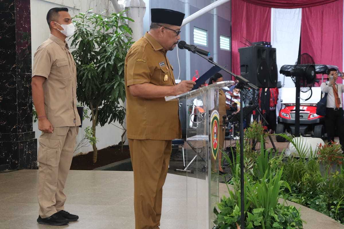 Junaidy dikukuhkan Murad Ismail Sebagai Kepala BPKP Maluku