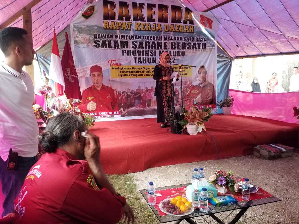 Saimima Buka Rakerda DPD M1R SS Bersatu Provinsi Maluku