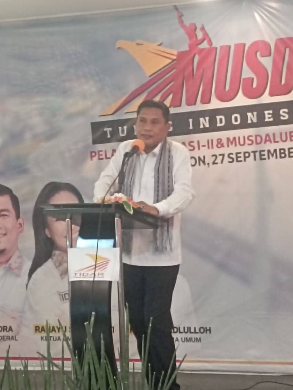 Wattimena Dapat penghargaan Dari Pungurus Daerah Tunas Indonesia Raya Maluku Partai Gerindra