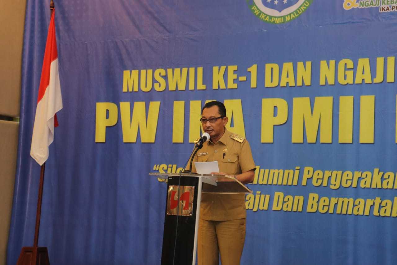 Wagub Maluku Sebut Alumni PMII Maluku Harus Eksis di Bidang Pembangunan