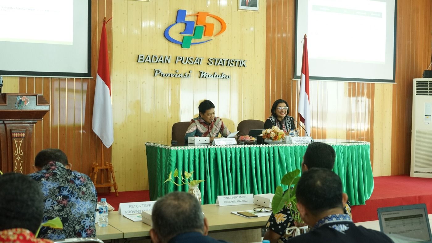 SEKDA HADIRI PELUNCURAN BERITA RESMI STATISTIK PROVINSI MALUKU JANUARI 2024