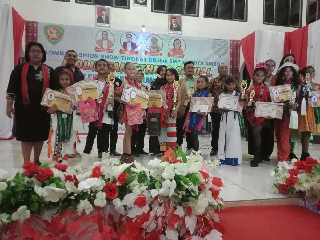 Ini Para Pemenang Lomba Fashion Show,  Aunalal : Fashion Show Jadi Agenda Tahunan SMKN 5 Ambon