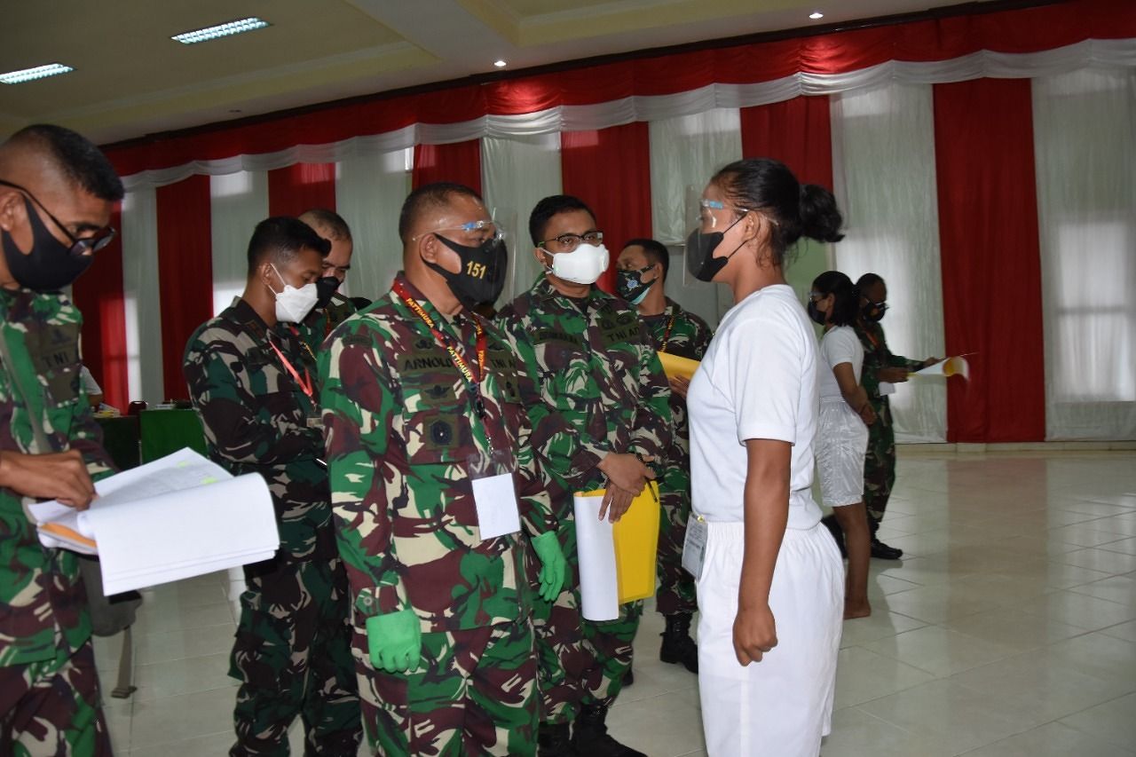 38 Peserta Seleksi Sub Panda Ambon Korem 151/Binaiya Ikut Sidang Parade