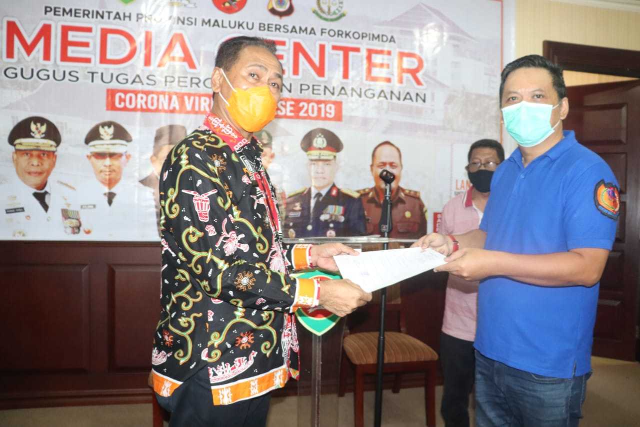 Sejumlah Bantuan Mengalir ke Gustu Covid-19 Provinsi Maluku