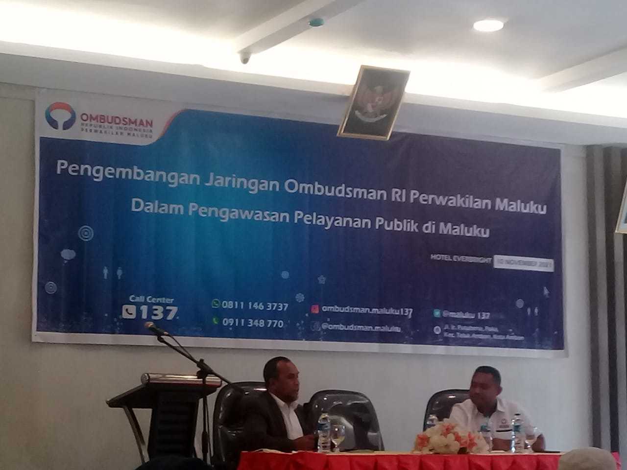 Tingkatkan Pengawasan Pelayanan Publik, Ombudsman Maluku Gelar Temu  Jejaring