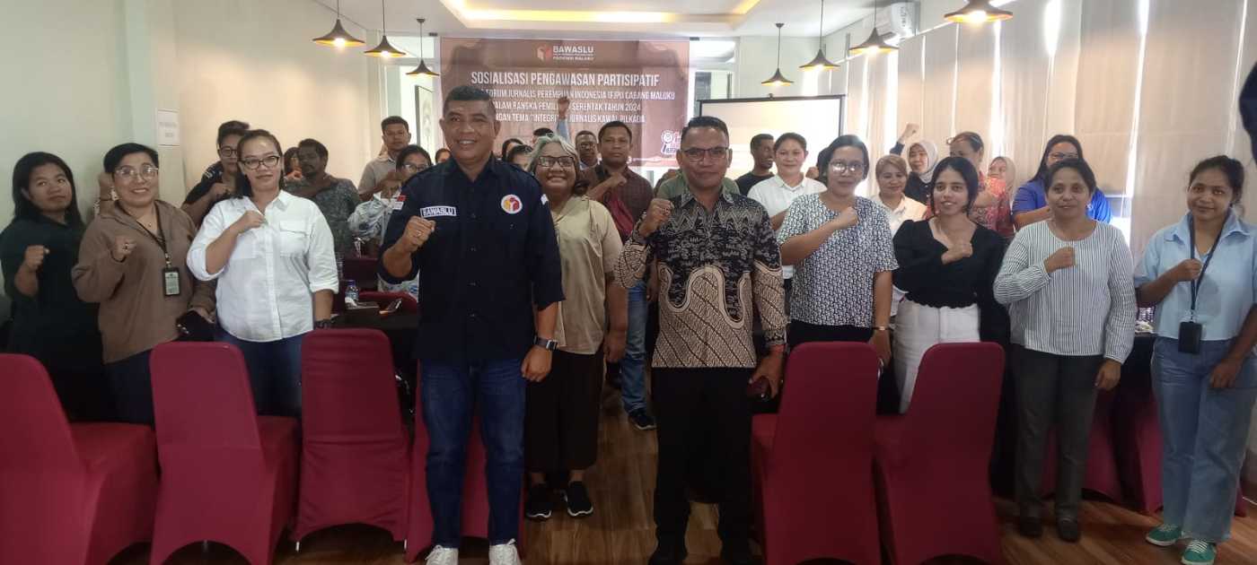 Bawaslu Maluku Gandeng Forum Jurnalis Perempuan Maluku Gelar Sosialisasi Pengawasan Partisipatif