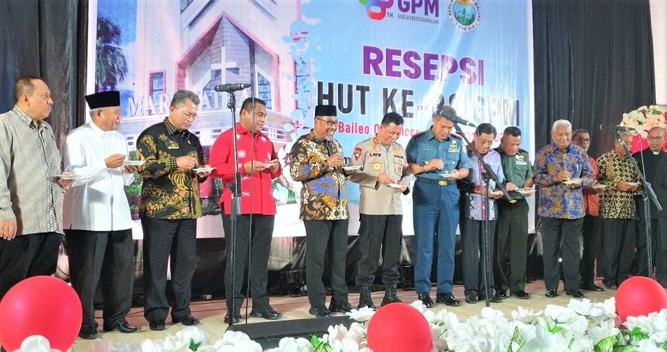 Hadiri Resepsi HUT GPM KE-88, Gubernur : Tuhan Izinkan  GPM Tetap  Hadir dan  Bersaksi 