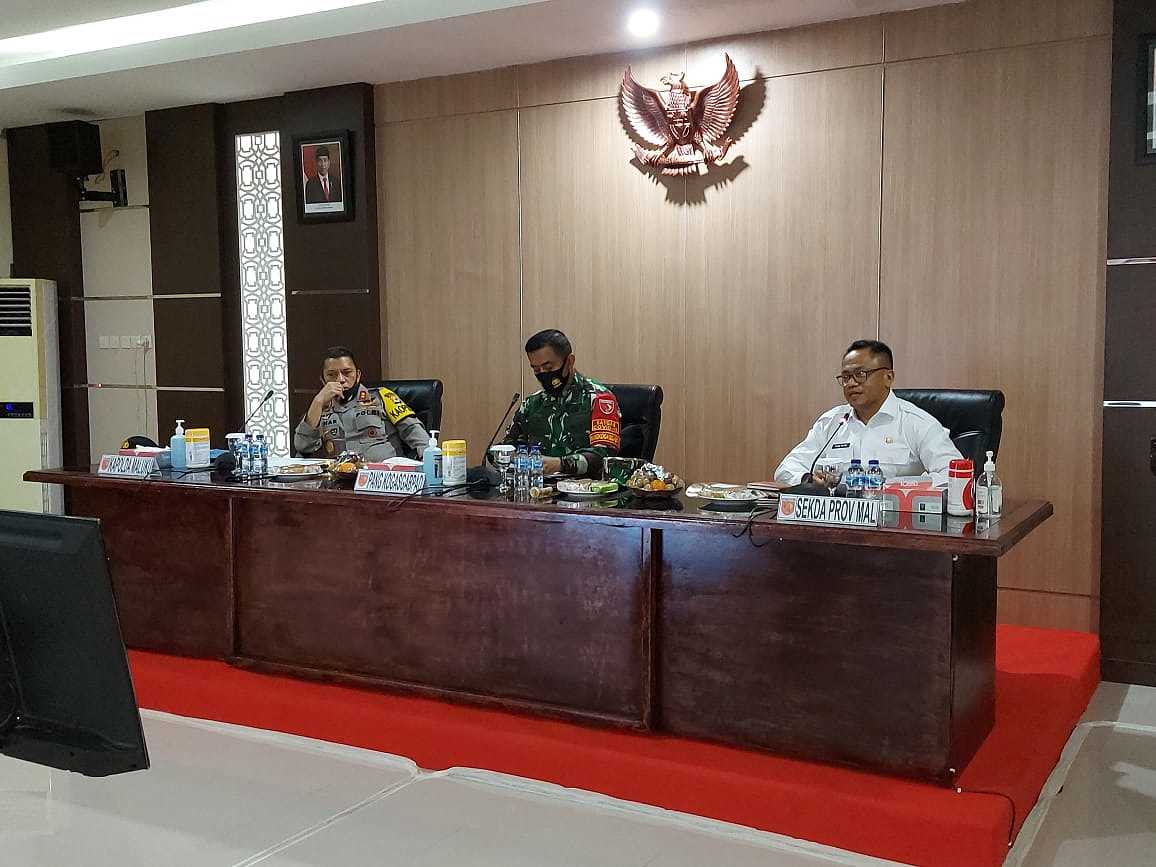 Percepat Penanganan Covid-19, Pangdam Pattimura Gelar Rapat Evaluasi