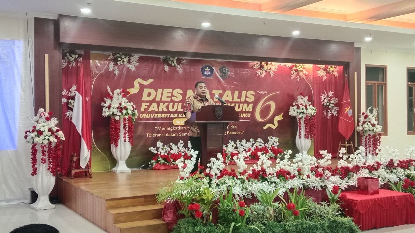 Benhur Watubun Apresiasi : Fakultas Hukum UKIM Jadi Fondasi Cetak SDM Hukum Berkualitas