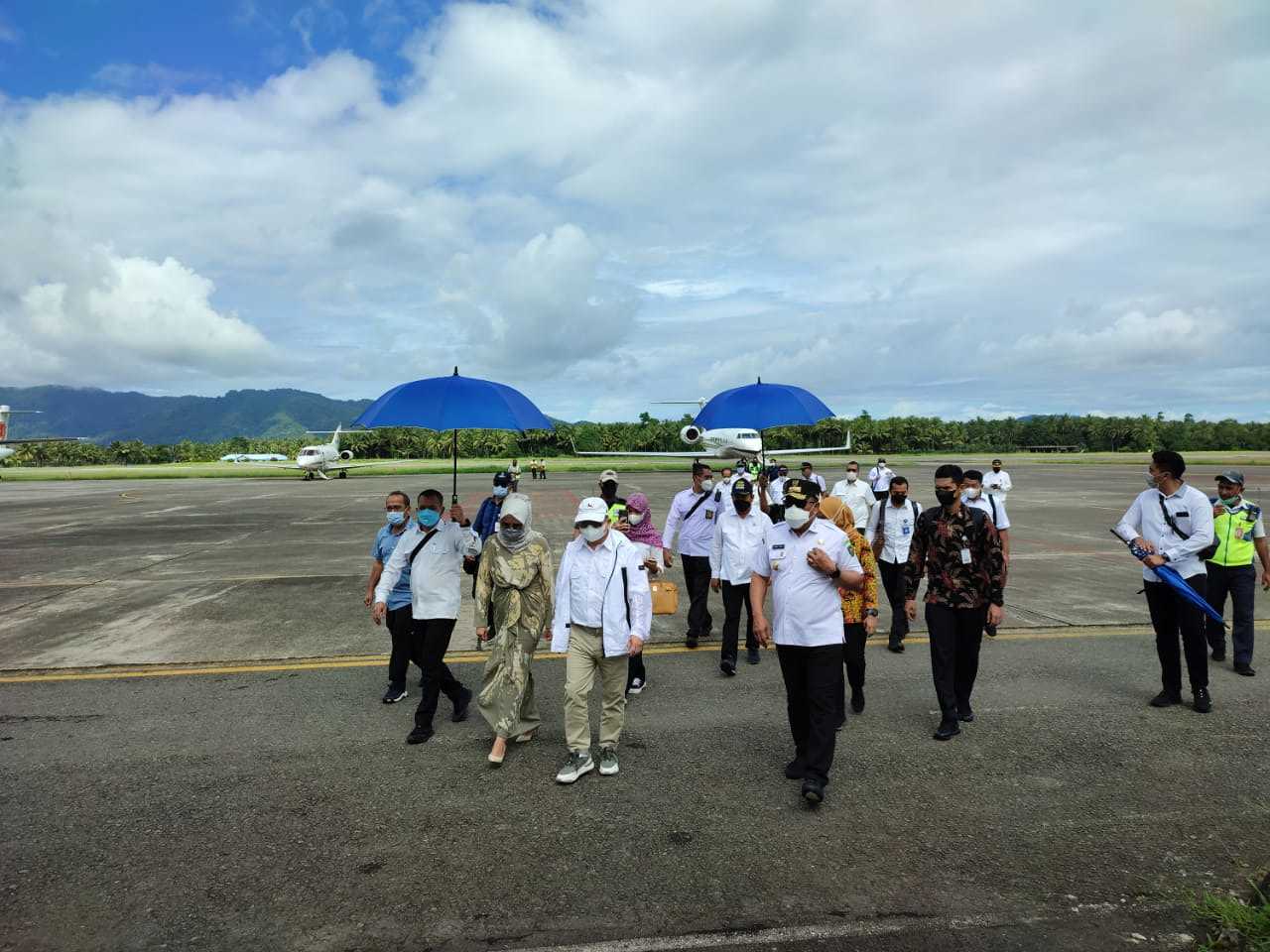 Menteri PPN/Bappenas dan Menteri KKP Tinjau Lokasi Ambon New Port dan Pelabuhan Terintergrasi