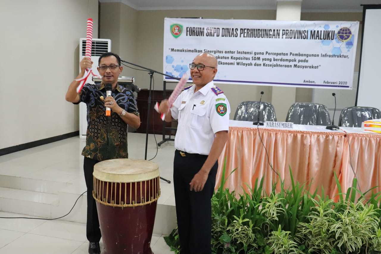 Wagub, Buka Forum OPD Dinas Perhubungan provinsi Maluku