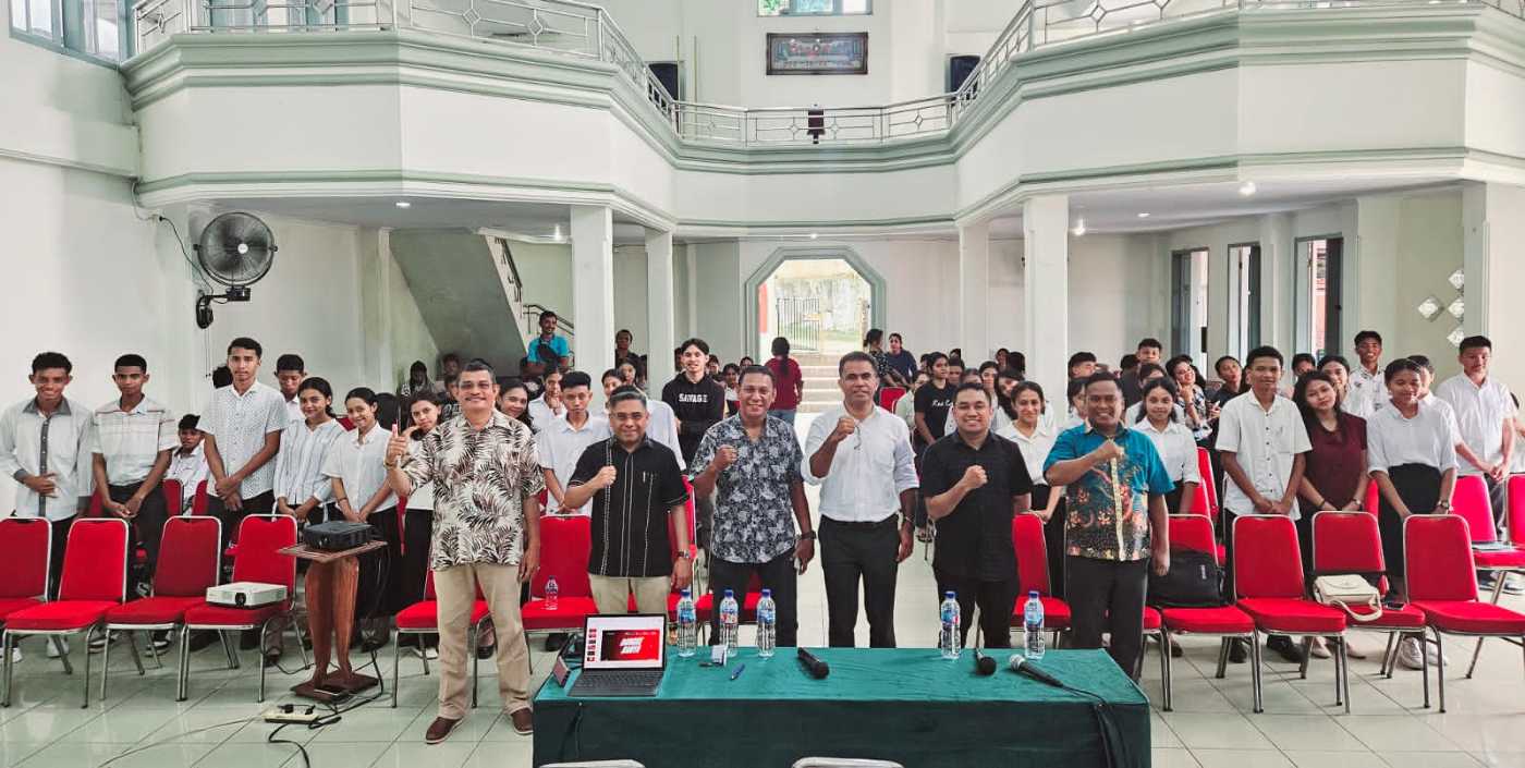 Diskominfo Ambon - Fisip Unpatti Sosialisasi  Literasi Digital  di Jemaat Sumber Kasih 