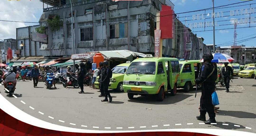 Kompi 2 A Yon Pelopor Melakukan Patroli K2YD