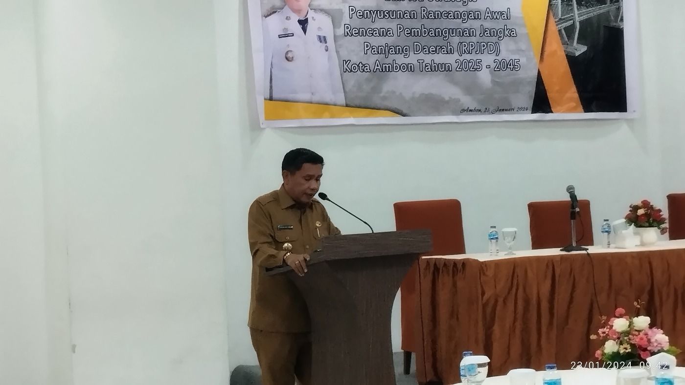 Penjabat Wali Kota Buka FGD RPJPD Tahun 2025-2045