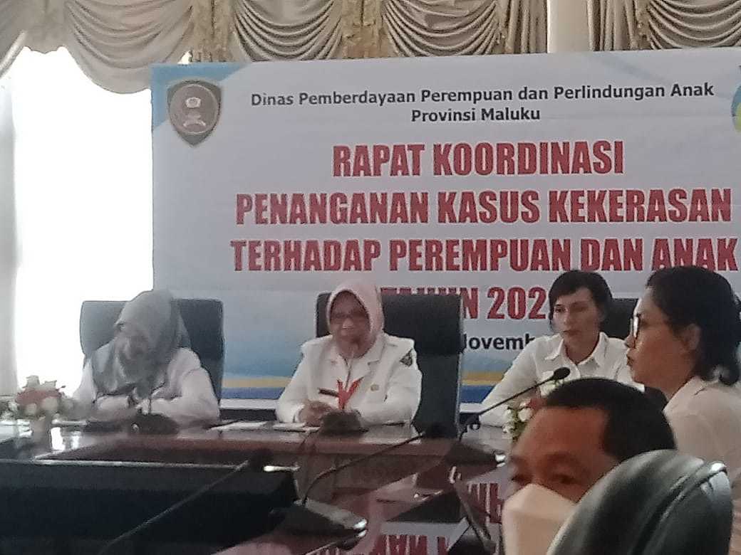 DP3A Maluku Gelar Rakor Penanganan Kasus Kekerasan Terhadap Perempuan dan Anak 