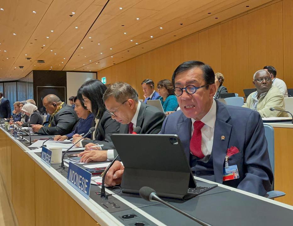 Sidang WIPO ke-64, Menkumham Sampaikan Dukungan Indonesia terhadap Pemajuan Kekayaan Intelektual Global